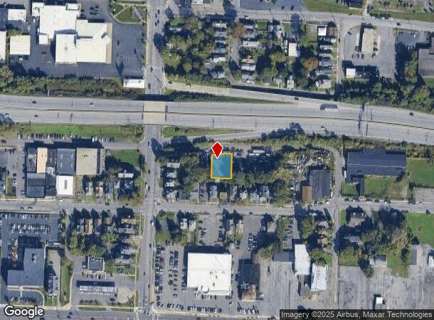  147 Edison St, Syracuse, NY Parcel Map