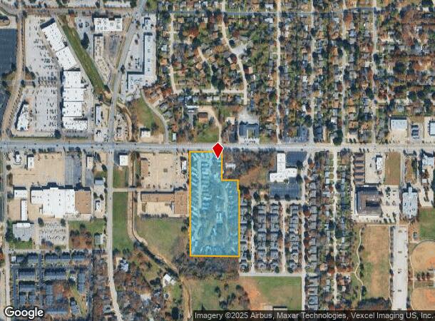 1025 W Pipeline Rd, Hurst, TX Parcel Map