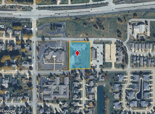  1761 Thornburg Ln, Franklin, IN Parcel Map