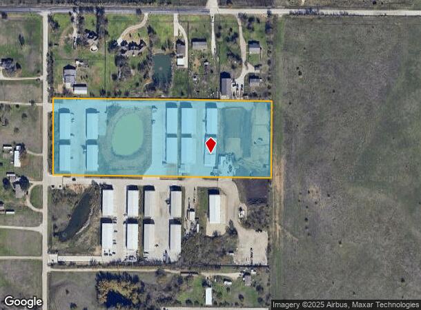  2330 Seaborn Rd, Ponder, TX Parcel Map