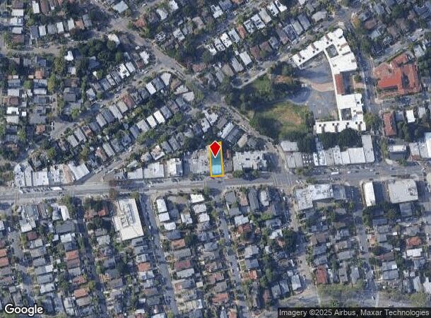 1705 Solano Ave, Berkeley, CA Parcel Map