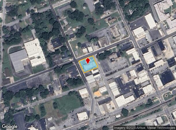  25 W Guilford St, Thomasville, NC Parcel Map