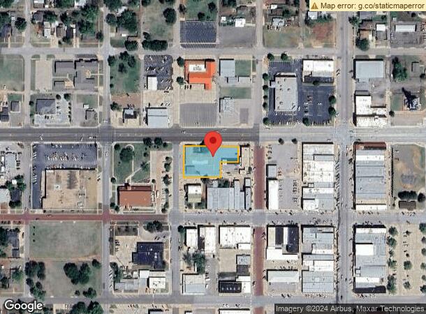  222 W 3Rd St, Elk City, OK Parcel Map