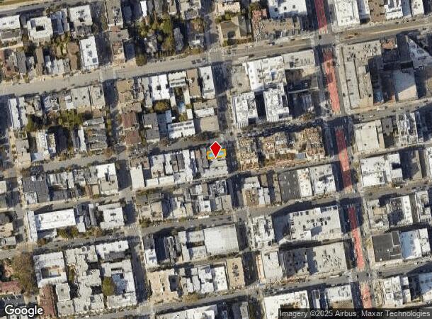  1553 Franklin St, San Francisco, CA Parcel Map