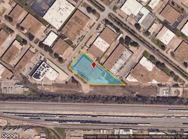  8330 Directors Row, Dallas, TX Parcel Map