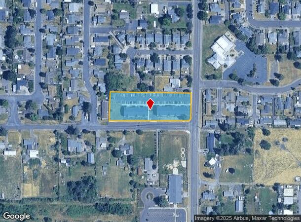 100 S Vaughan Ln, Lebanon, OR Parcel Map