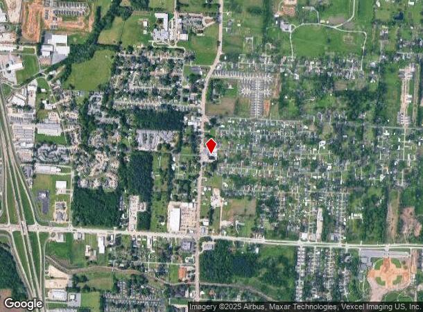  3828 Moss St, Lafayette, LA Parcel Map