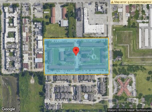  7313 Northline Dr, Houston, TX Parcel Map