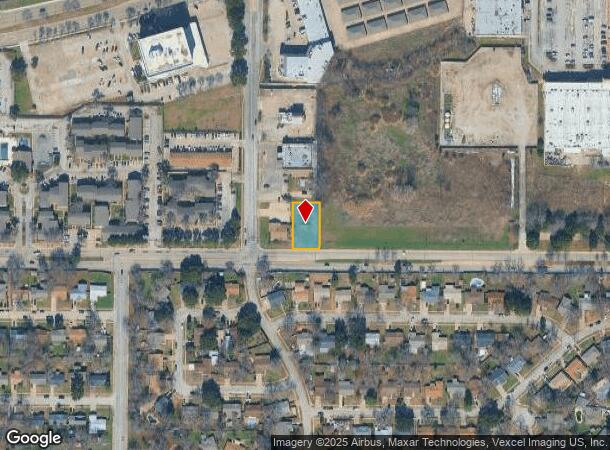  1705 E Arkansas Ln, Arlington, TX Parcel Map