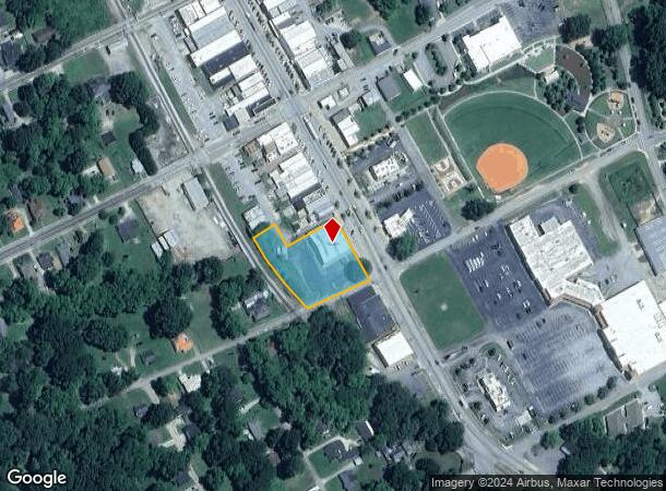  250 S Main St, Woodruff, SC Parcel Map