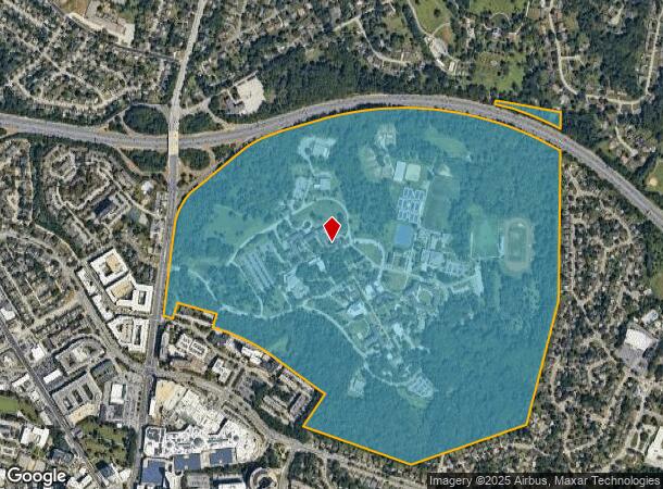 1021 Dulaney Valley Rd, Towson, MD Parcel Map