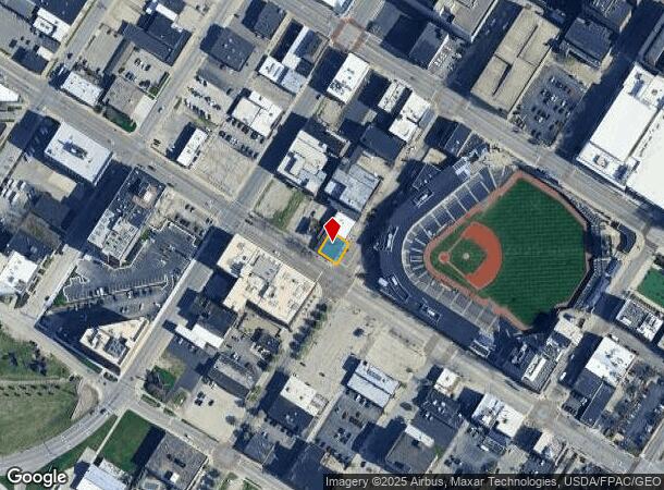  9 N Huron St, Toledo, OH Parcel Map