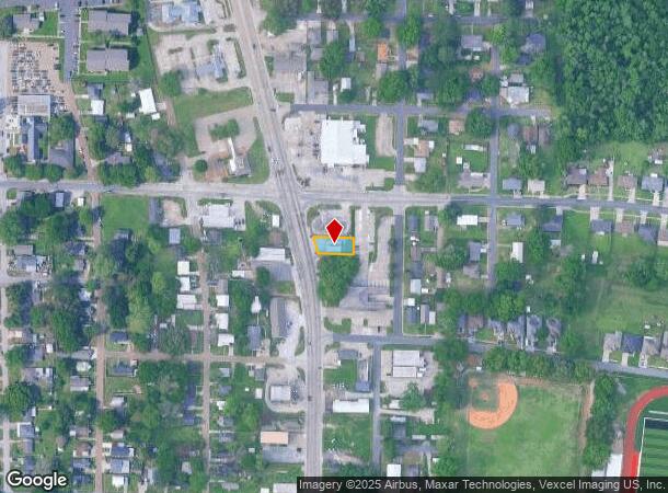  2514 Moss St, Lafayette, LA Parcel Map