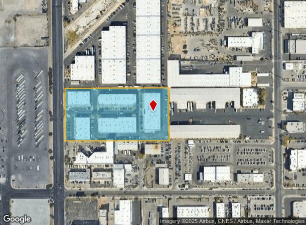  4610 Arville St, Las Vegas, NV Parcel Map