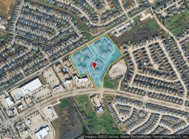 1701 E Debbie Ln, Mansfield, TX Parcel Map