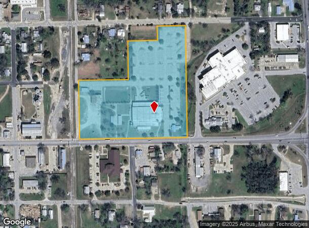  1408 Chestnut St, Bastrop, TX Parcel Map