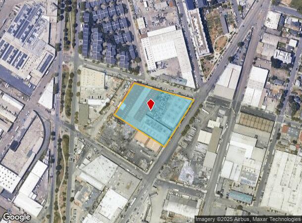  2635-2717 Peralta St, Oakland, CA Parcel Map