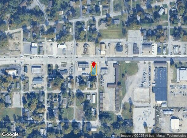 1102 W Main St, West Frankfort, IL Parcel Map