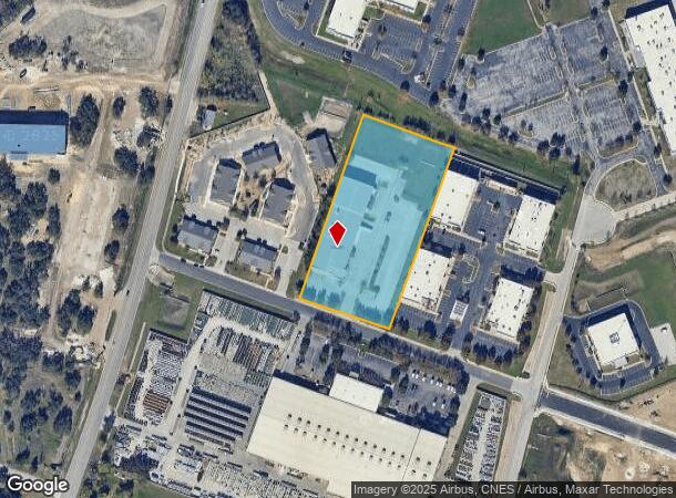  105 W Cooperative Way, Georgetown, TX Parcel Map