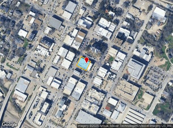 109 W Franklin St, Waxahachie, TX Parcel Map