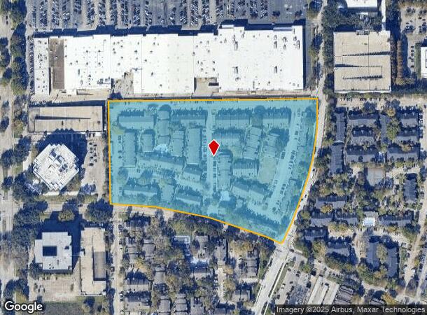  10936 Meadowglen Ln, Houston, TX Parcel Map