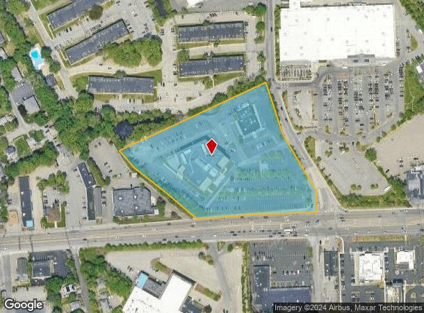  161 Worcester Rd, Framingham, MA Parcel Map