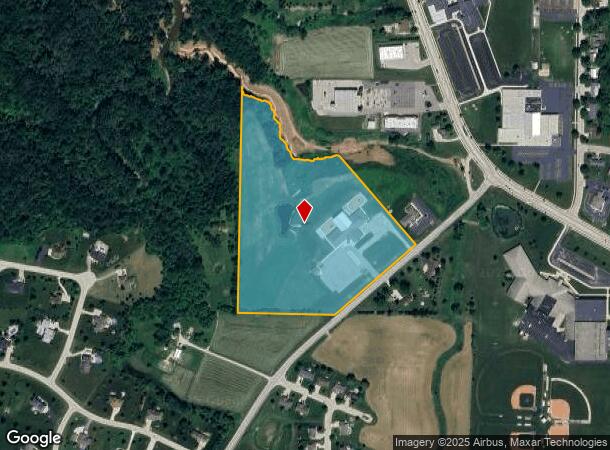 206 Plum Rd, Wrightstown, WI Parcel Map