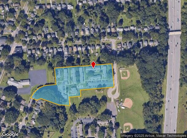 100 Coleridge Rd, Rochester, NY Parcel Map