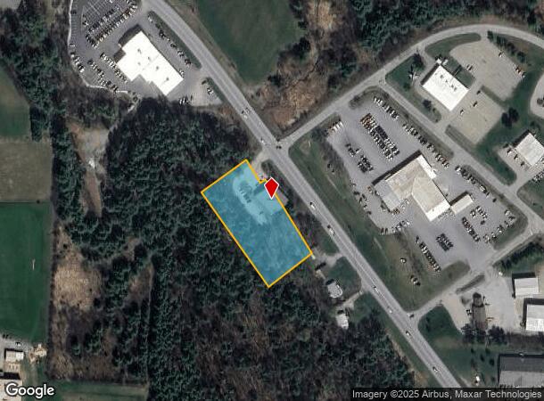  610 Route 7 S, Middlebury, VT Parcel Map