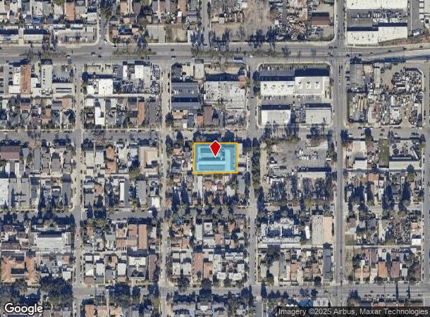  722 E Walnut St, Santa Ana, CA Parcel Map