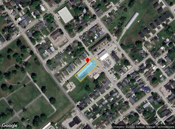 1231 Bayou St, Vincennes, IN Parcel Map