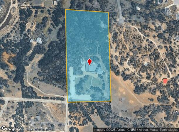 700 Farrell Rd, Dripping Springs, TX Parcel Map