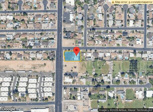  605 N Gilbert Rd, Mesa, AZ Parcel Map