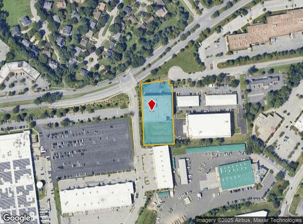 9265 Berger Rd, Columbia, MD Parcel Map