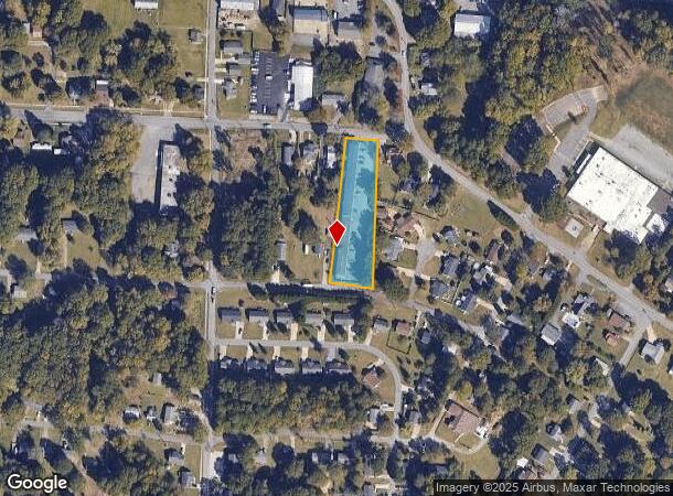 613 E Main St, Dallas, NC Parcel Map