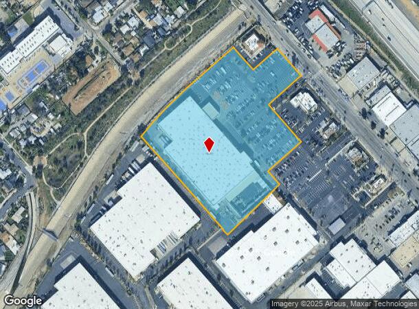 12960 Foothill Blvd, Sylmar, CA Parcel Map