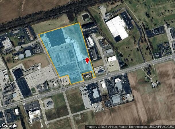  1627 Rombach Ave, Wilmington, OH Parcel Map