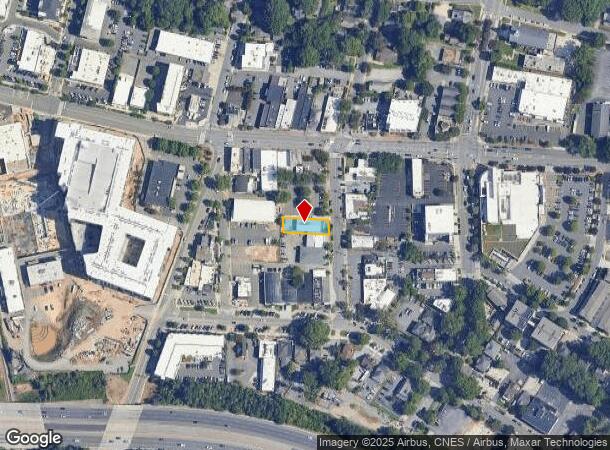  1221 Thomas Ave, Charlotte, NC Parcel Map