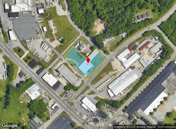  1109 Tate St, High Point, NC Parcel Map