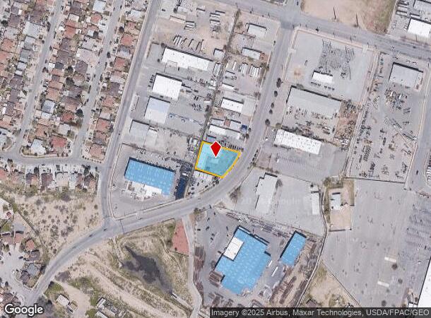  801 Pendale Rd, El Paso, TX Parcel Map