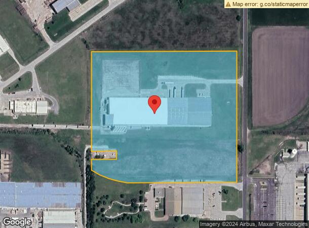  1550 N Davis Ave, Ottawa, KS Parcel Map