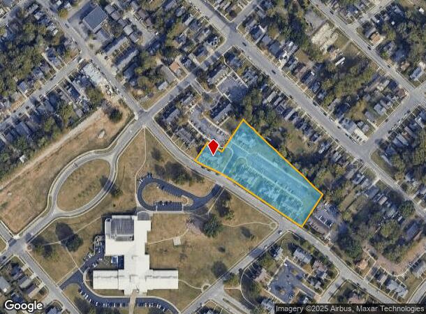  551 E Sixth St, Lexington, KY Parcel Map