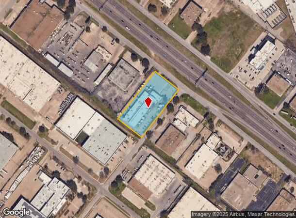  8001 John W Carpenter Fwy, Dallas, TX Parcel Map