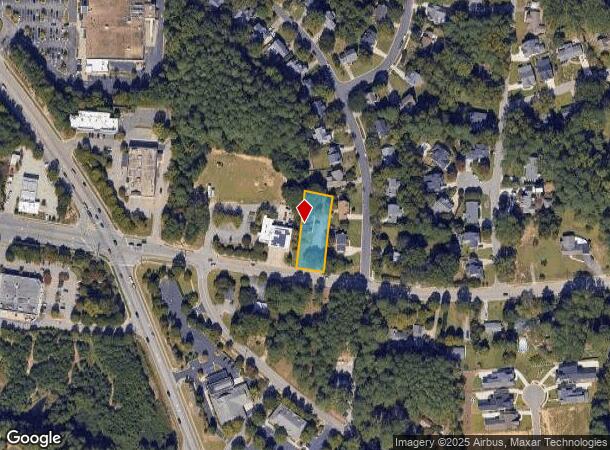 724 Hunter St, Apex, NC Parcel Map