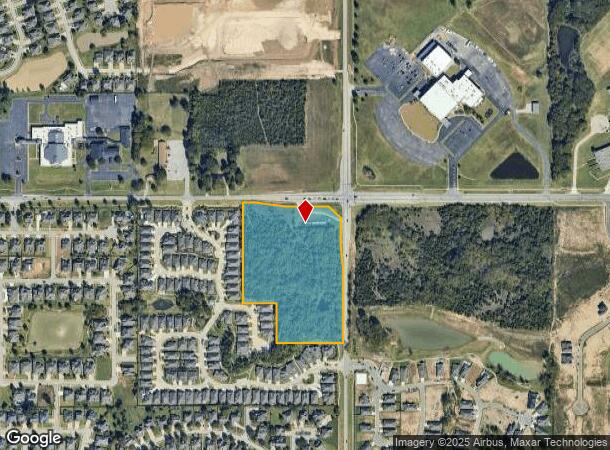  129Th East Ave, Broken Arrow, OK Parcel Map