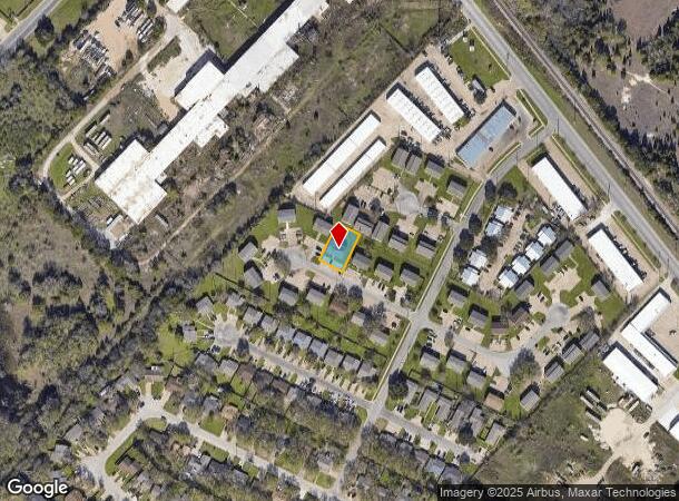 2705 Evergreen Cir, Bryan, TX Parcel Map