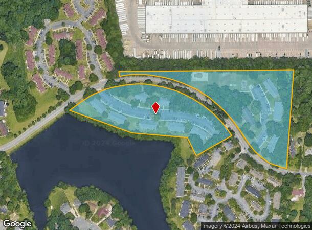  402 E Montcastle Dr, Greensboro, NC Parcel Map