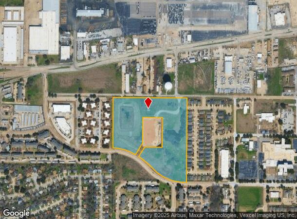 2828 Osler Dr, Grand Prairie, TX Parcel Map