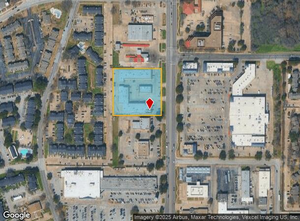  2104 N Collins St, Arlington, TX Parcel Map