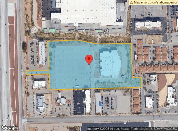  9840 Gateway Blvd N, El Paso, TX Parcel Map